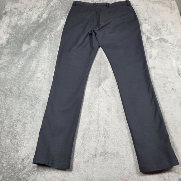 Reiss Pants Mens 32X32 Gray Eastbury Slim Fit Cotton Blend Preppy Stretch Chinos - Picture 6 of 9